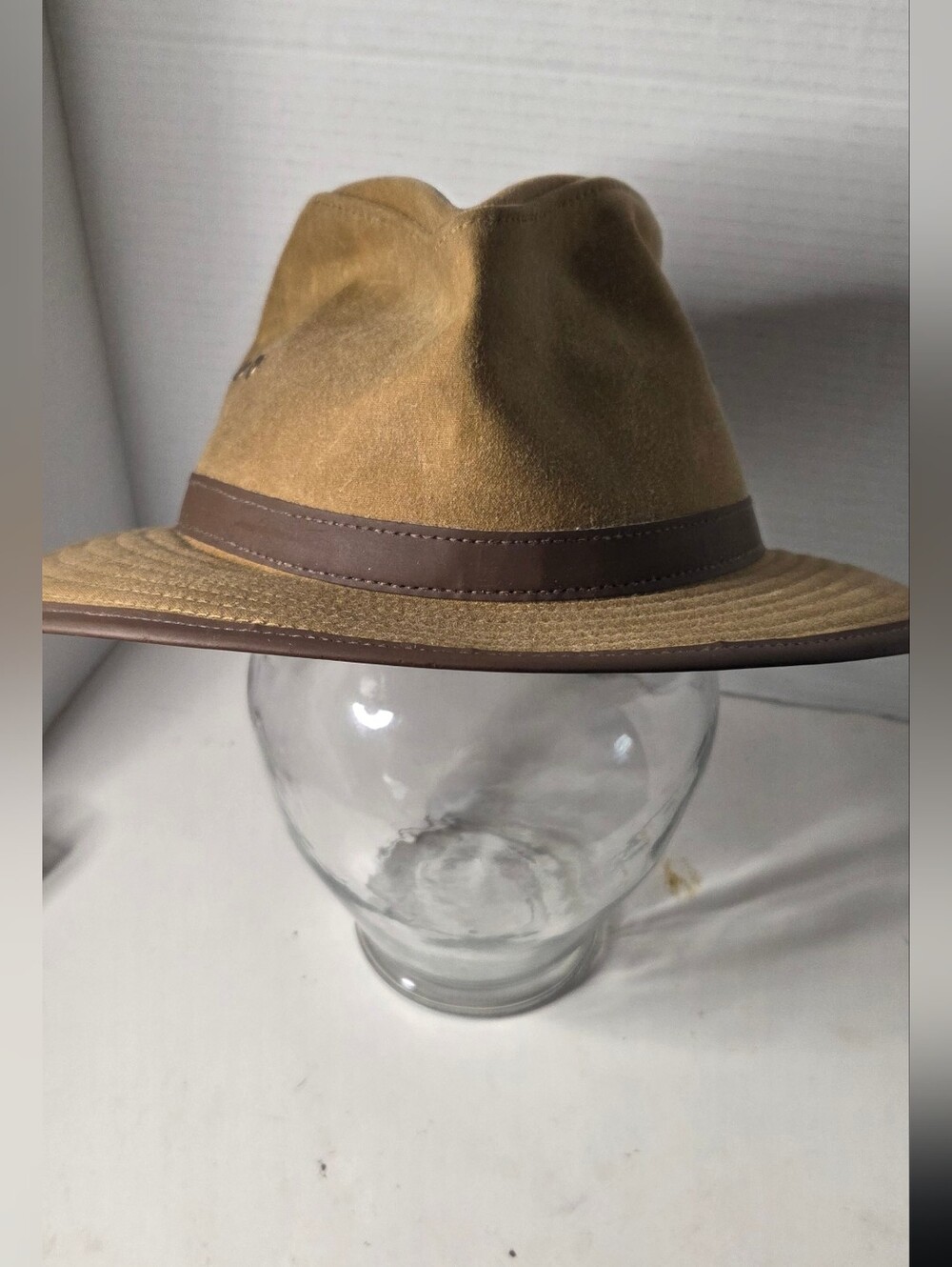Outback Trading Co 1462 Madison River Packable Waterproof Hat In Field Tan Sz L